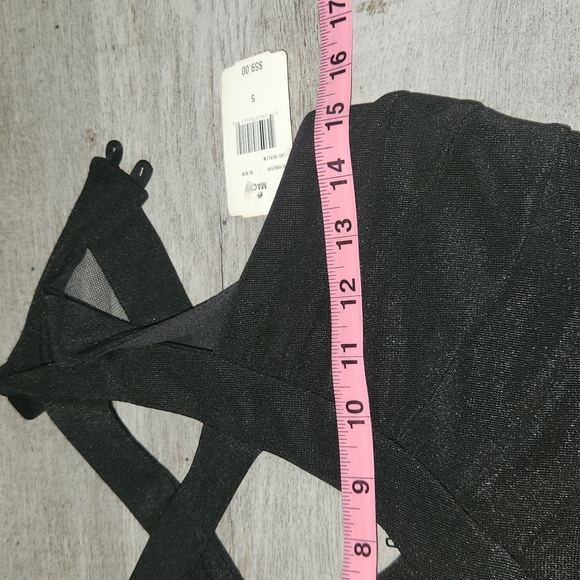 CRYSTAL DOLL BLACK STRAPPY DRESS SIZE 5 NEW WITH TAGS - Picture 15 of 16